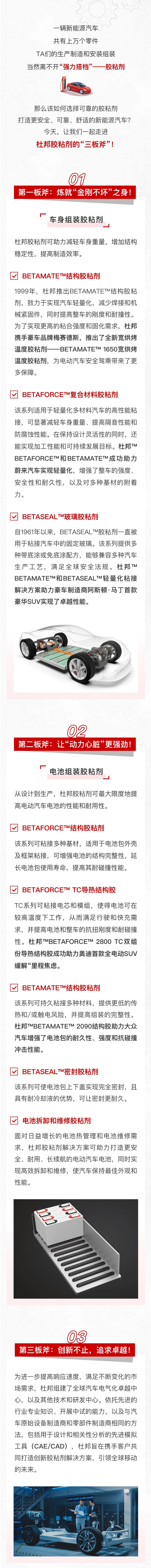 汽车组装用胶粘剂方案的“三板斧”